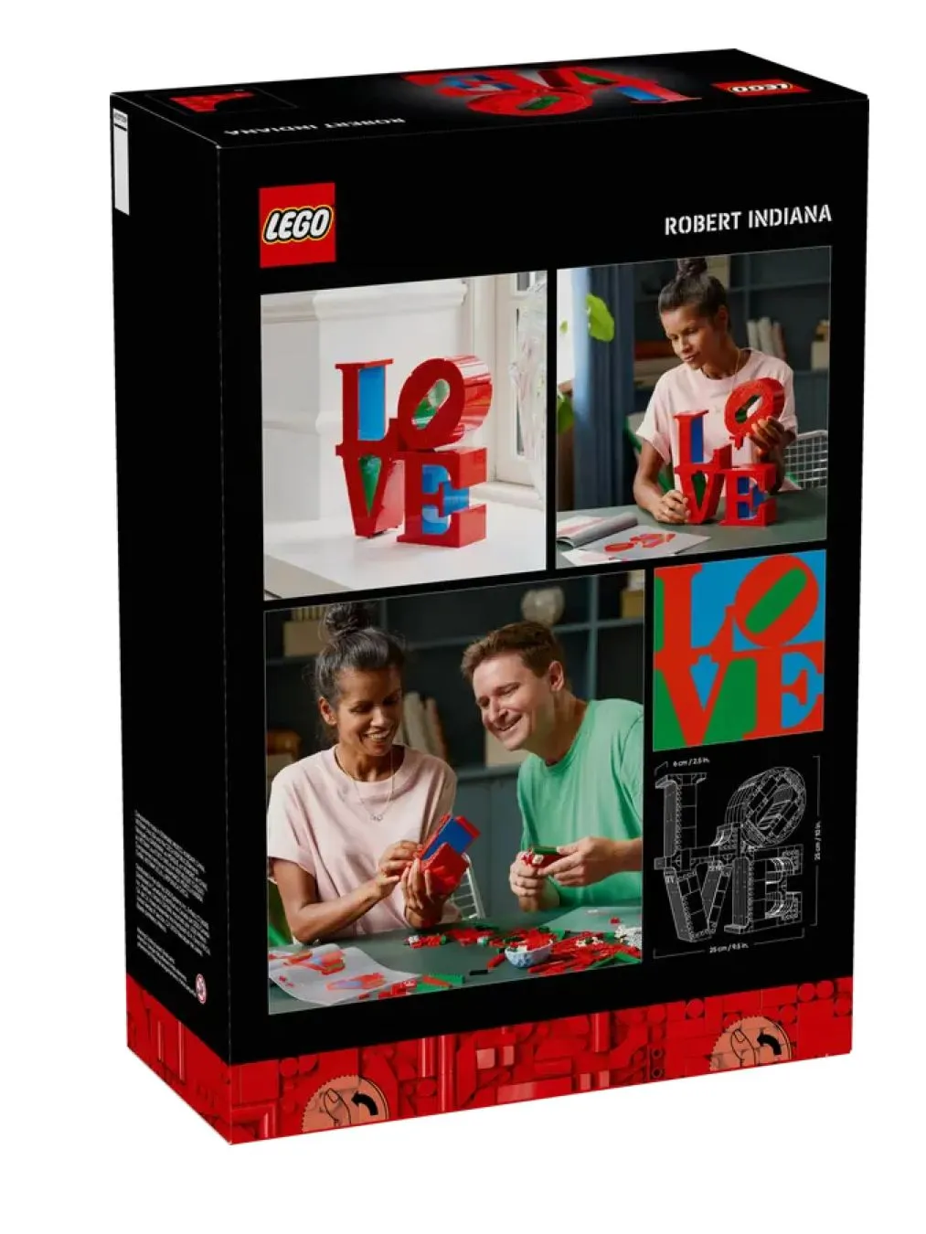 Конструктор LEGO Art Скульптура из букв 791 дет. - фото 6