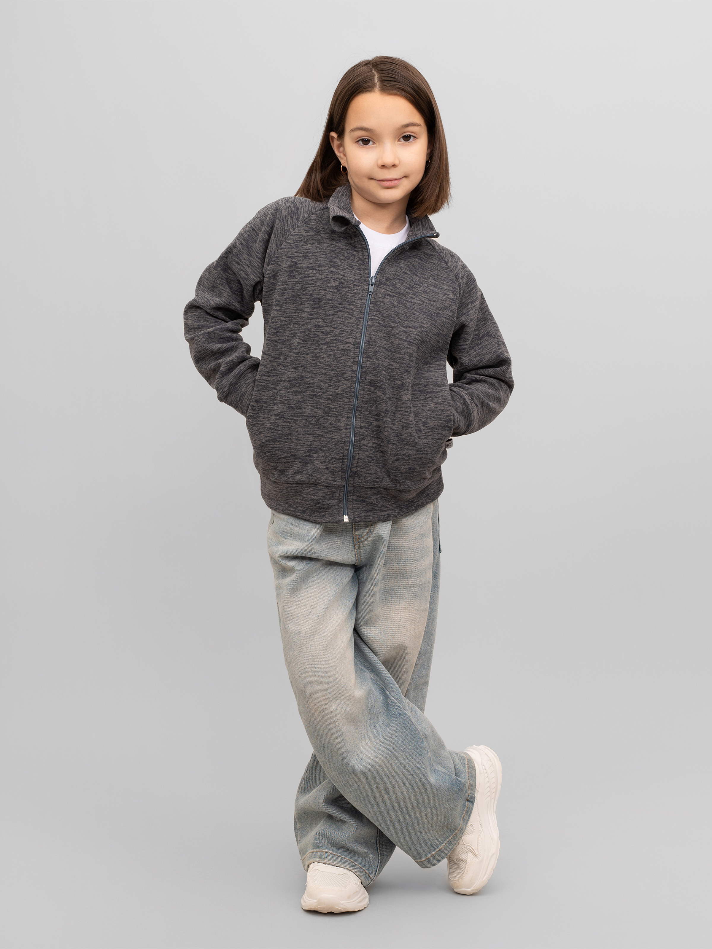 Толстовка ULTRA 689/1кт-Ул т.серый - фото 3