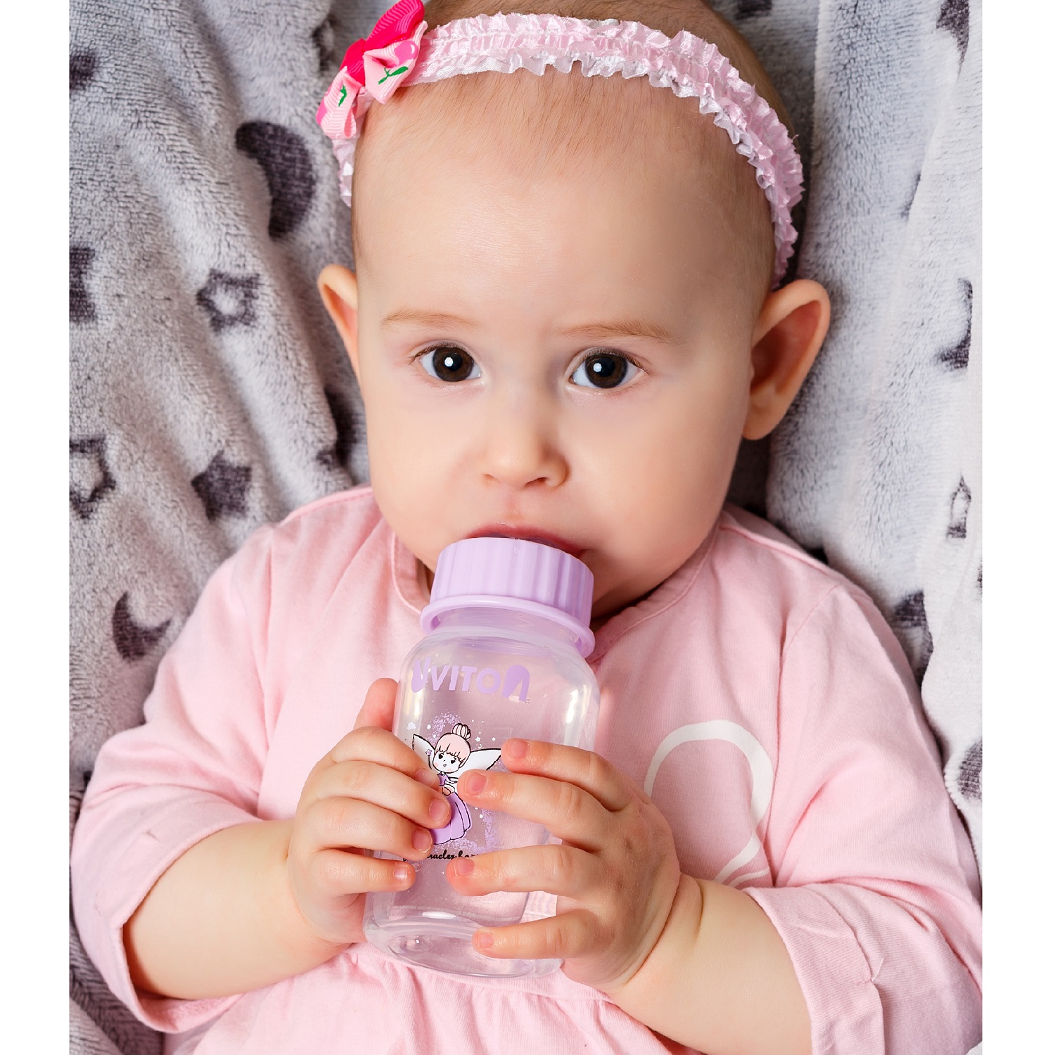 Бутылочка Uviton Anti-Colic 125 мл в ассортименте - фото 5