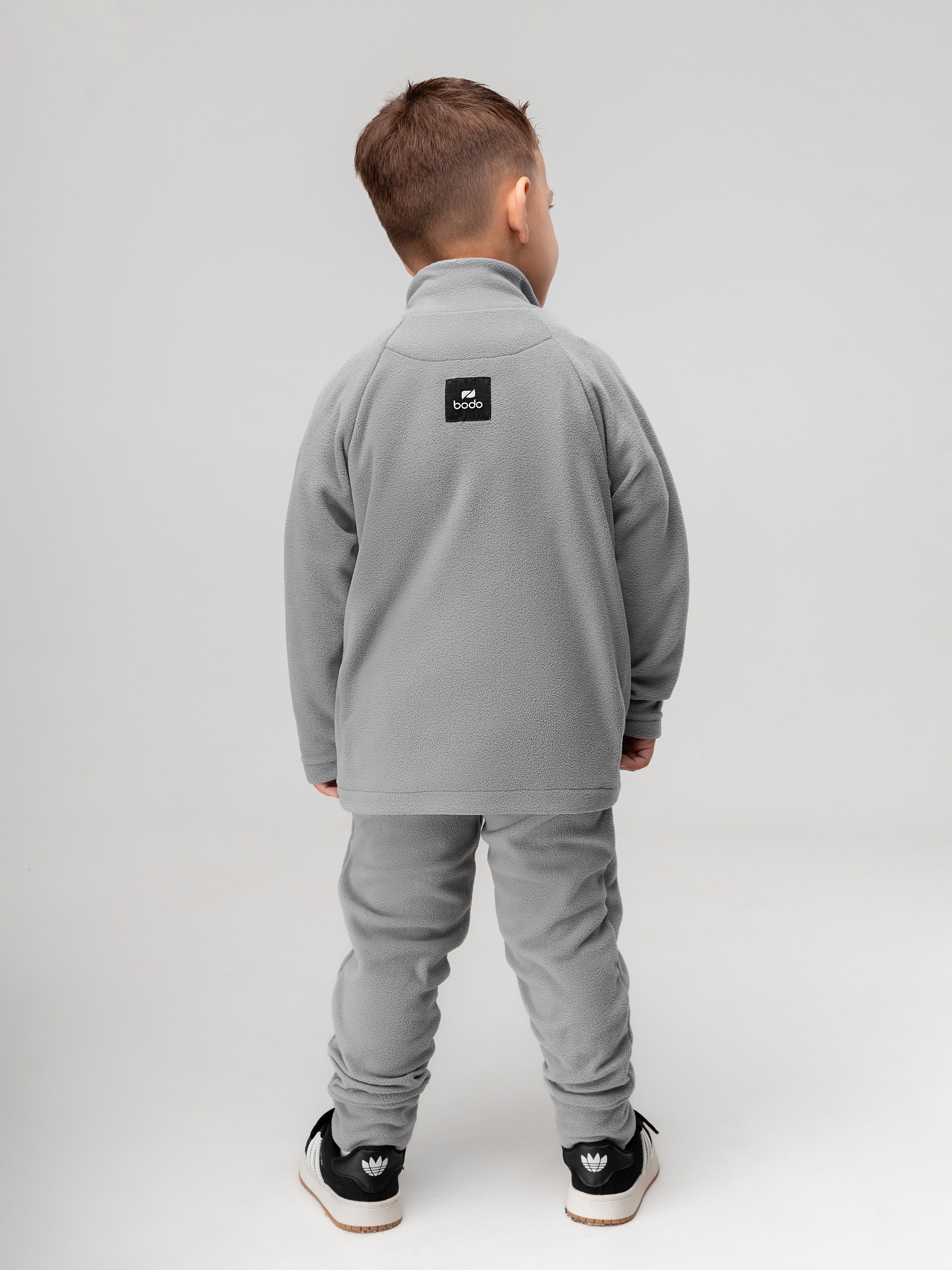 Толстовка и брюки Bodo 11-555MU_светло-серый - фото 4