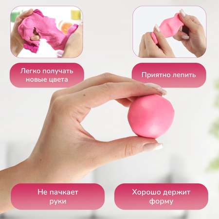 Тесто-пластилин LORI(колорит) 18 цв.