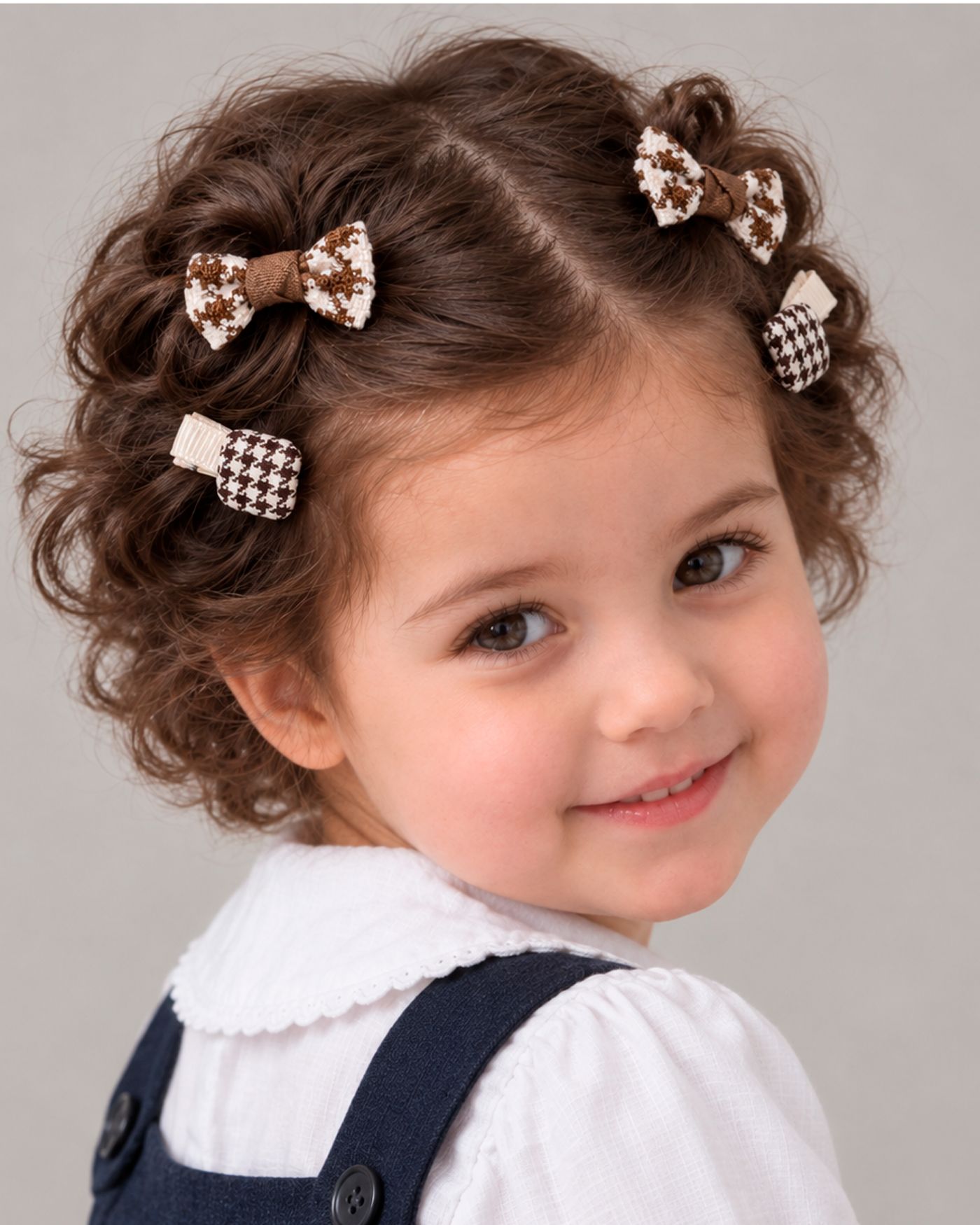 Заколка Demi Star Brown 4 шт. - фото 4