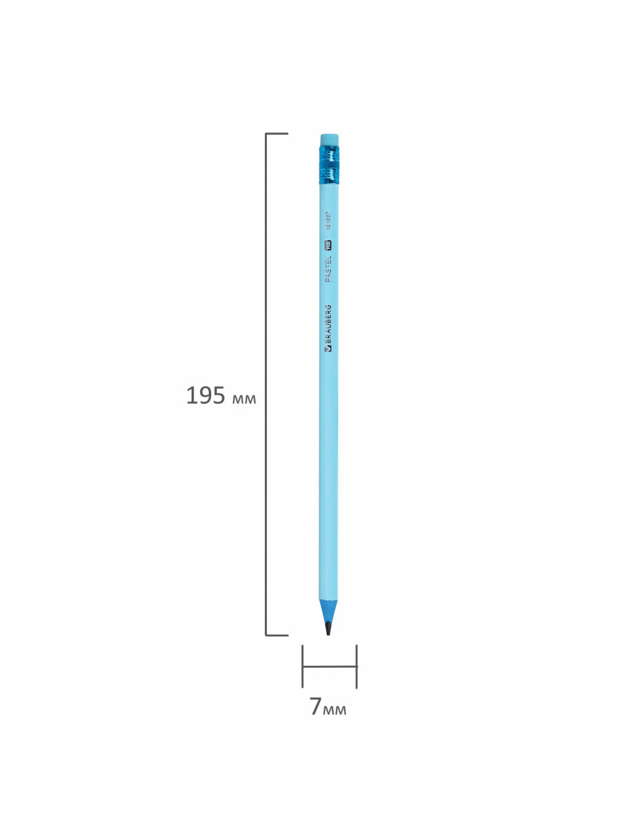 Карандаши чернографитные Brauberg 12 шт. - фото 13
