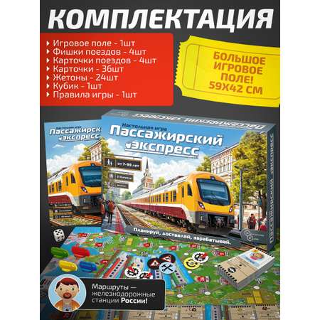 Игровой набор Нескучные игры Пассажирский экспресс