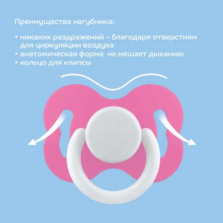 Пустышка Lubby латекс от 0 мес.