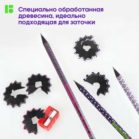 Карандаши чернографитные BERLINGO 4 шт.