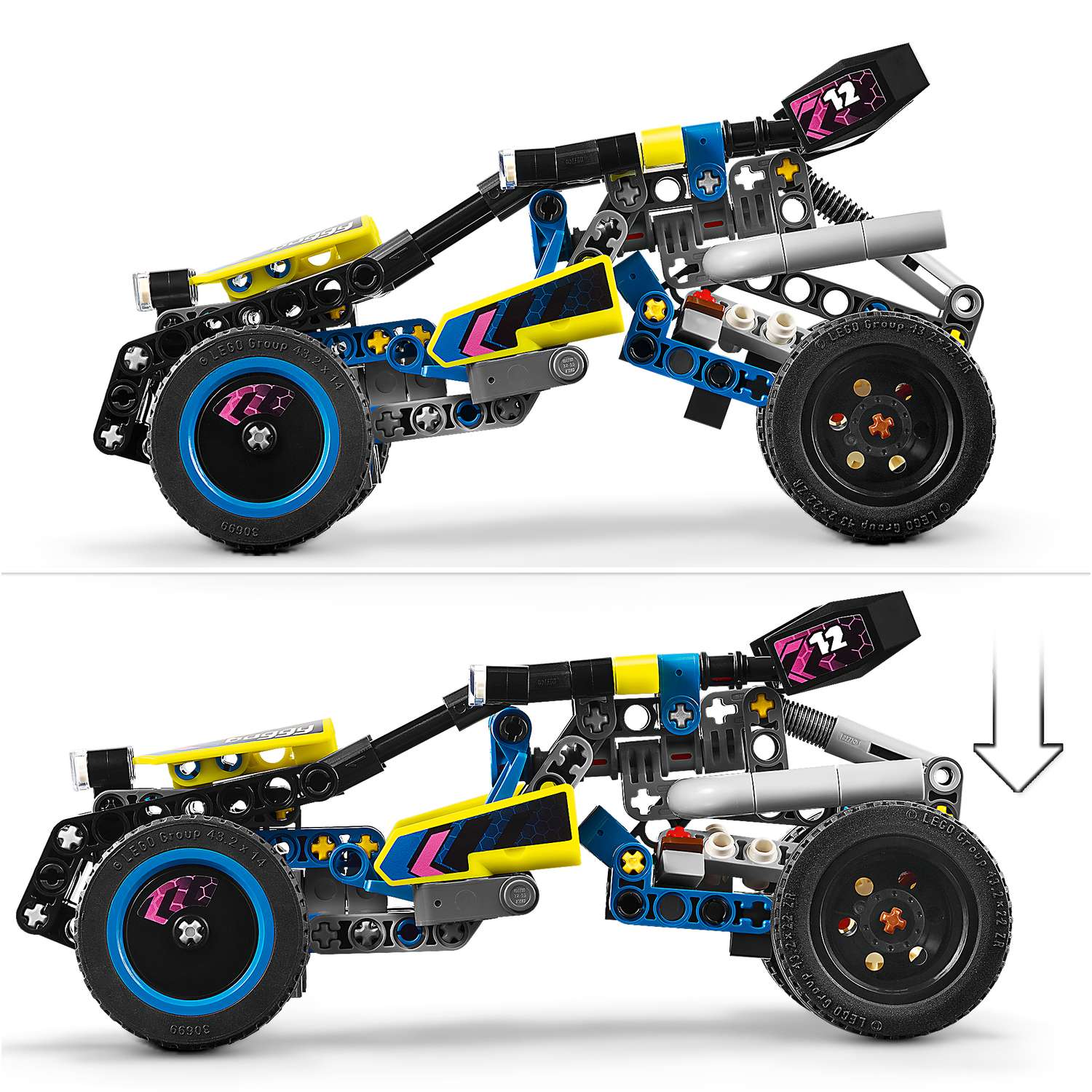 Конструктор LEGO Technic Багги для гонок по бездорожью 219 дет. - фото 7