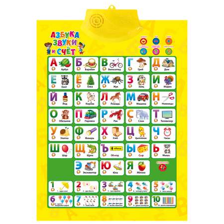 Игрушка Рыжий кот Азбука, звуки и счёт