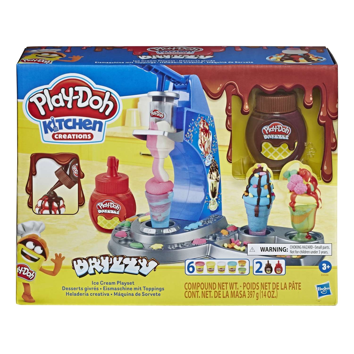 Пластилин Play-Doh Мороженое с глазурью - фото 2