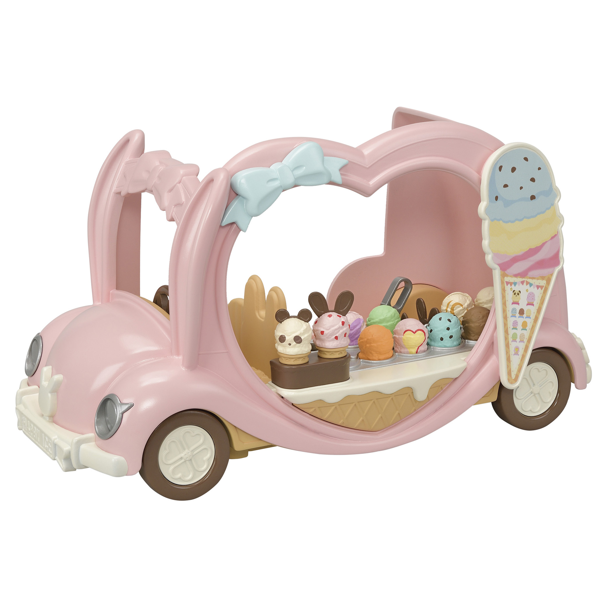 Игровой набор Sylvanian Families Фургончик с мороженым 5651 - фото 4