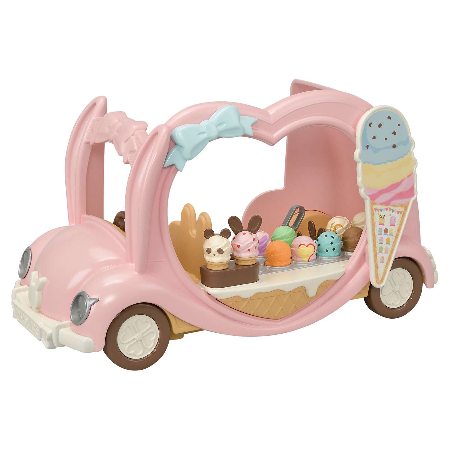 Игровой набор Sylvanian Families Фургончик с мороженым 5651 - фото 4