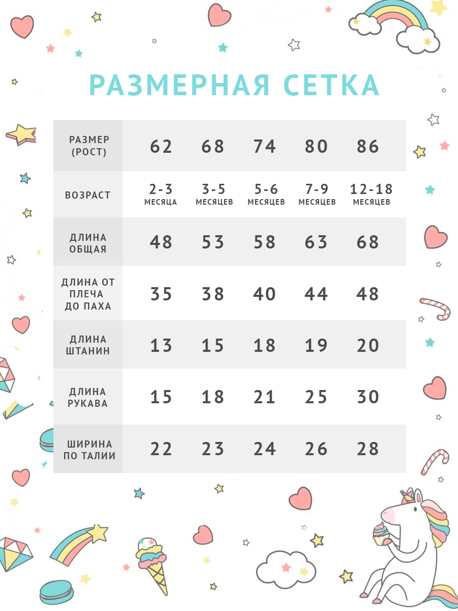 Комбинезон 2 шт TataBaby 0192203002 - фото 8