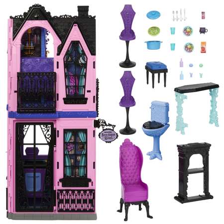 Домик для кукол Monster High с мебелью