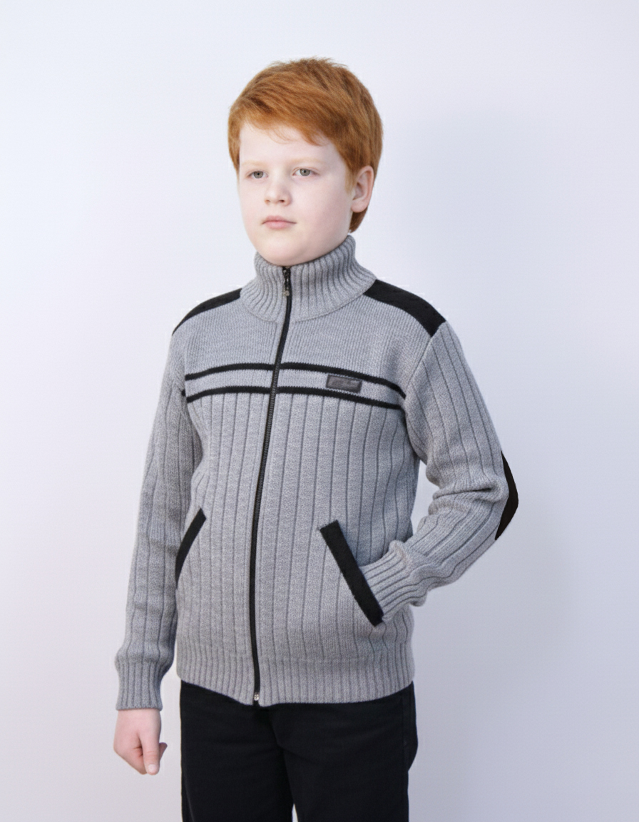 Кардиган AS TEKS VIT-001/ серый - фото 1