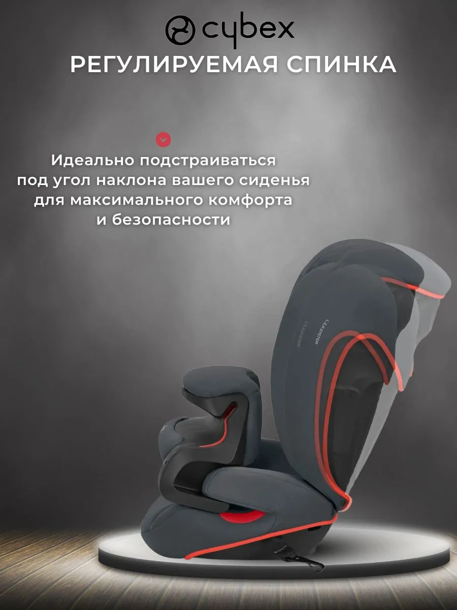 Автокресло Cybex Pallas B-Fix 1/2/3 (9-36 кг) серый - фото 6