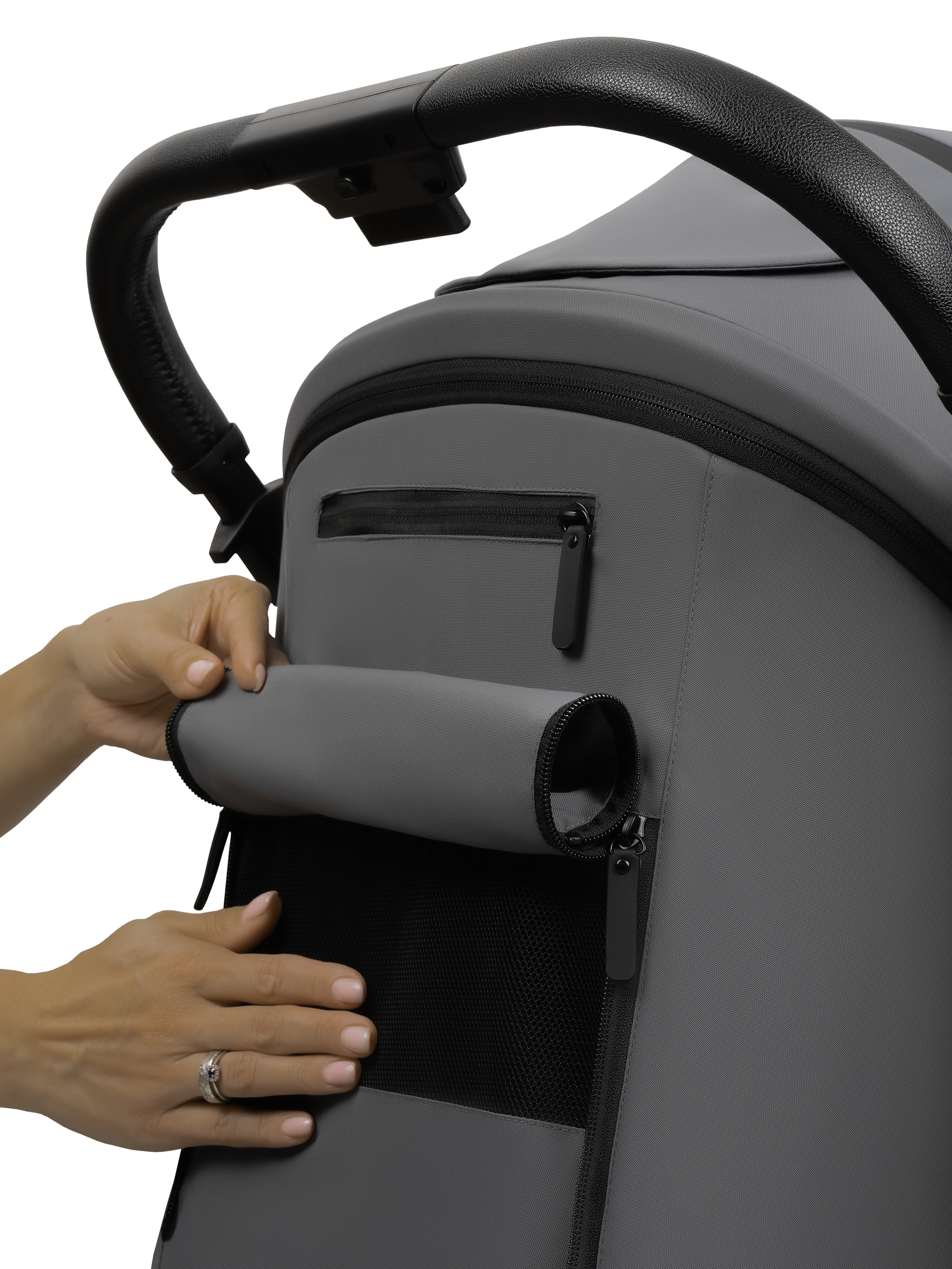 Коляска прогулочная JOVOLA Storm темно-серый - фото 40