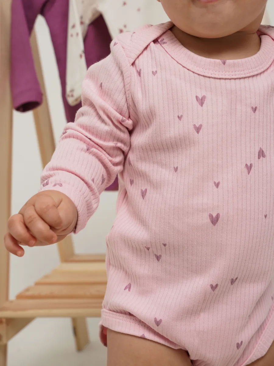 Боди 3 шт Супер Пупс нбр/3пр/бд/sk20/рубчик/сердцалюбви - фото 20