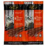 Лакомство для кошек Edel Cat Колбаски ягненок-индейка 5г*6шт