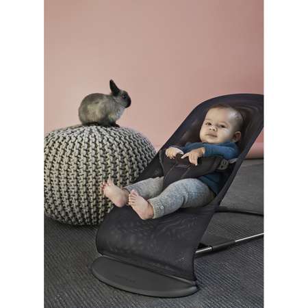 Кресло-шезлонг BabyBjorn Bliss Mesh антрацит