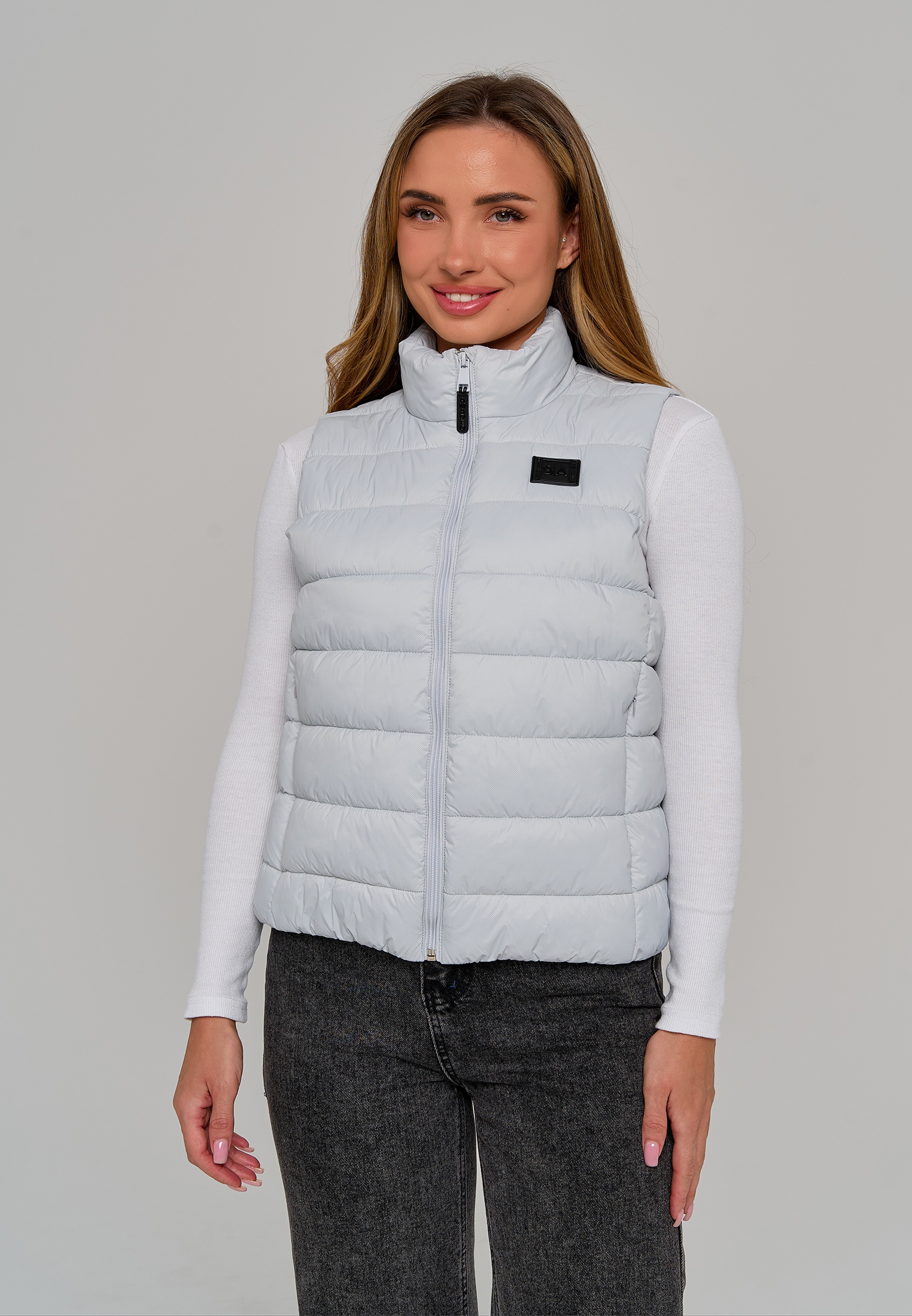 Жилет Stylish AMADEO AV-8508-белый - фото 1