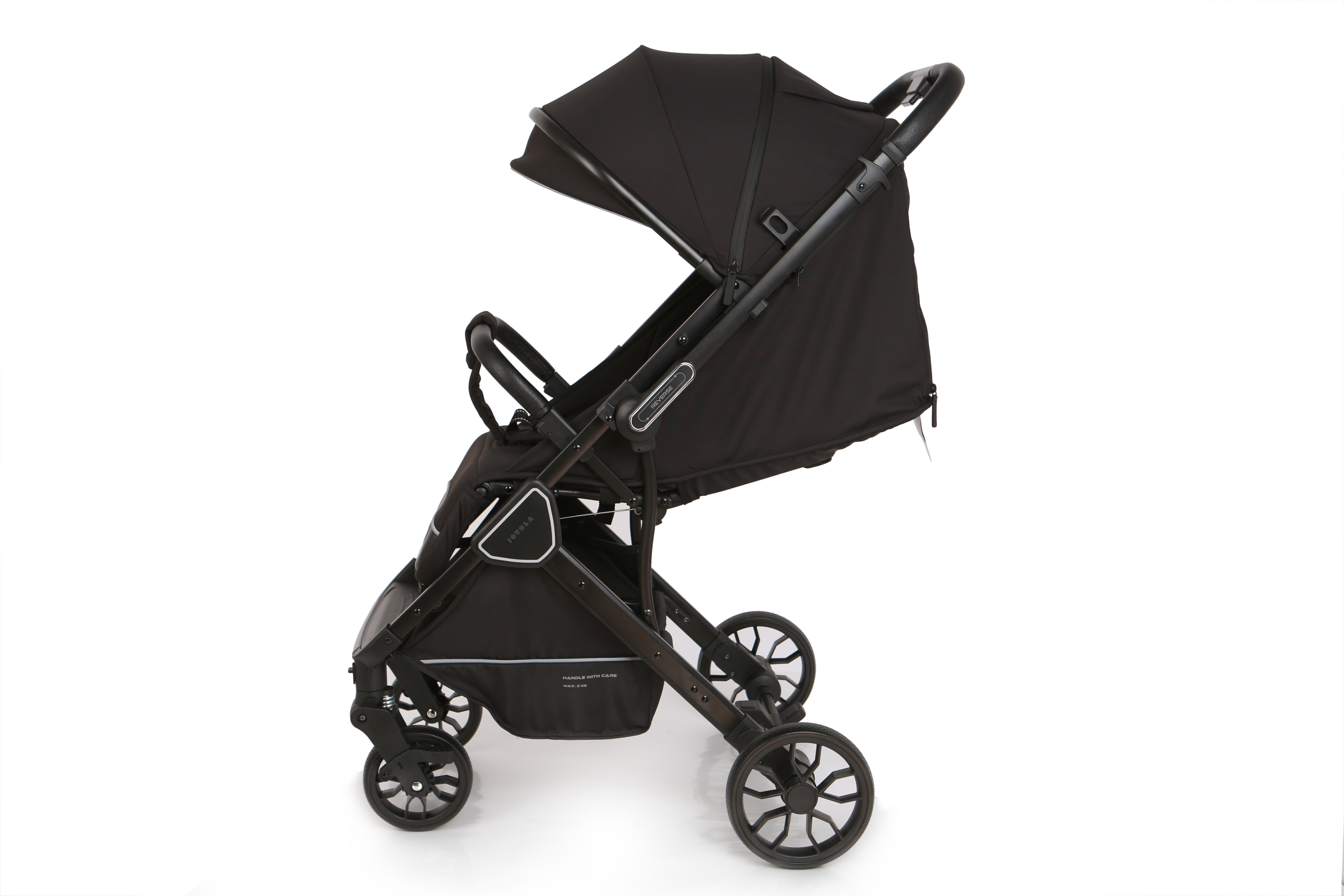 Коляска прогулочная JOVOLA Storm черный - фото 4