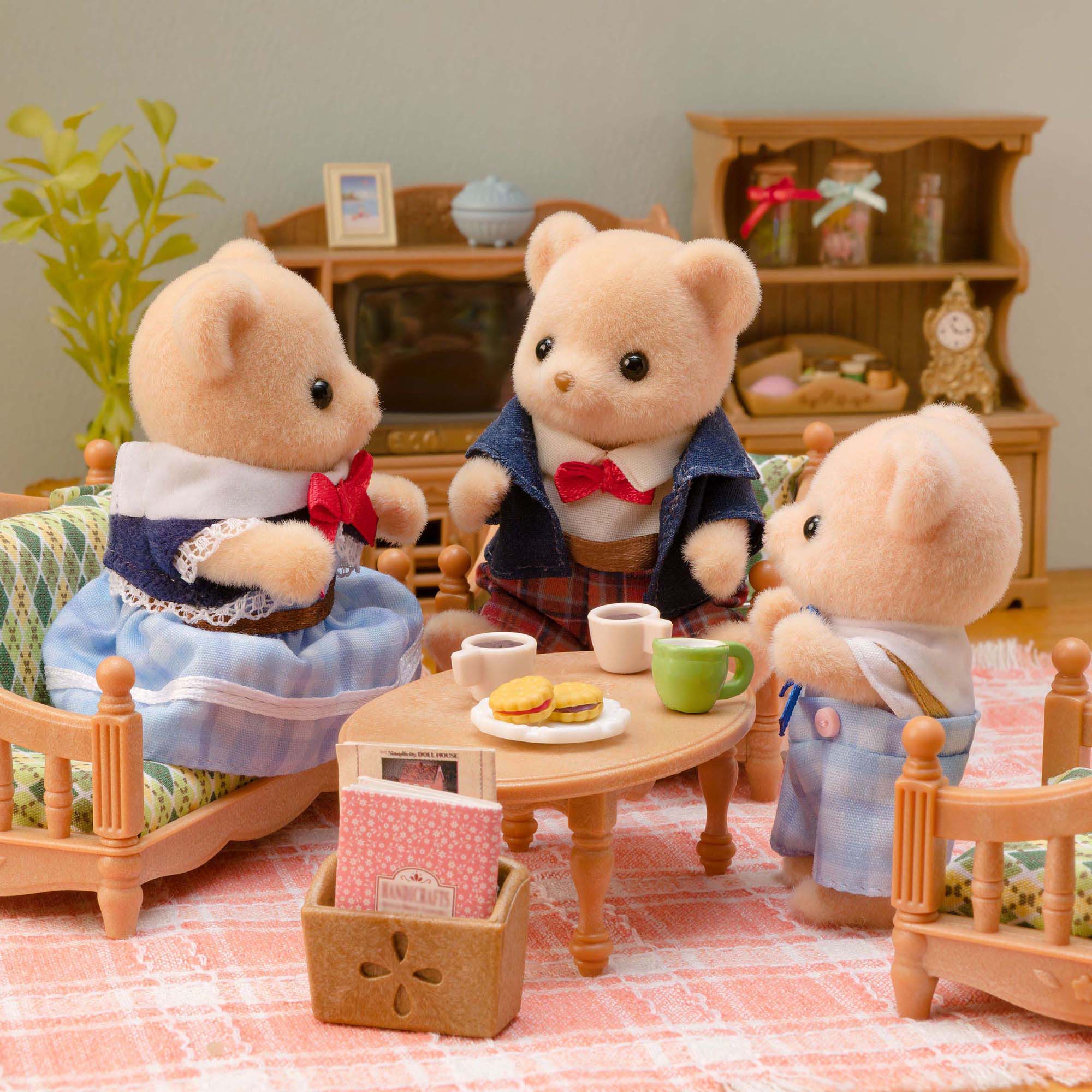 Игровой набор Sylvanian Families Семья бисквитных мишек - фото 15