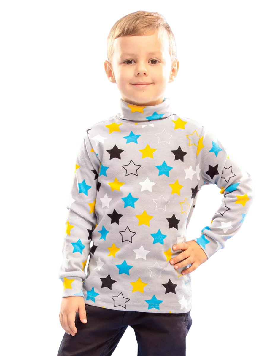 Водолазка TOTEMFOX 231РНАБ2(2)F/желтые звезды - фото 1