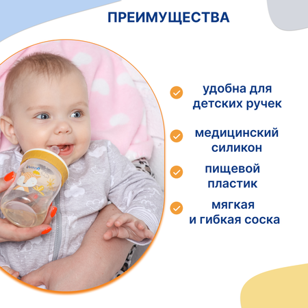 Бутылочка Uviton Anti-Colic 125 мл
