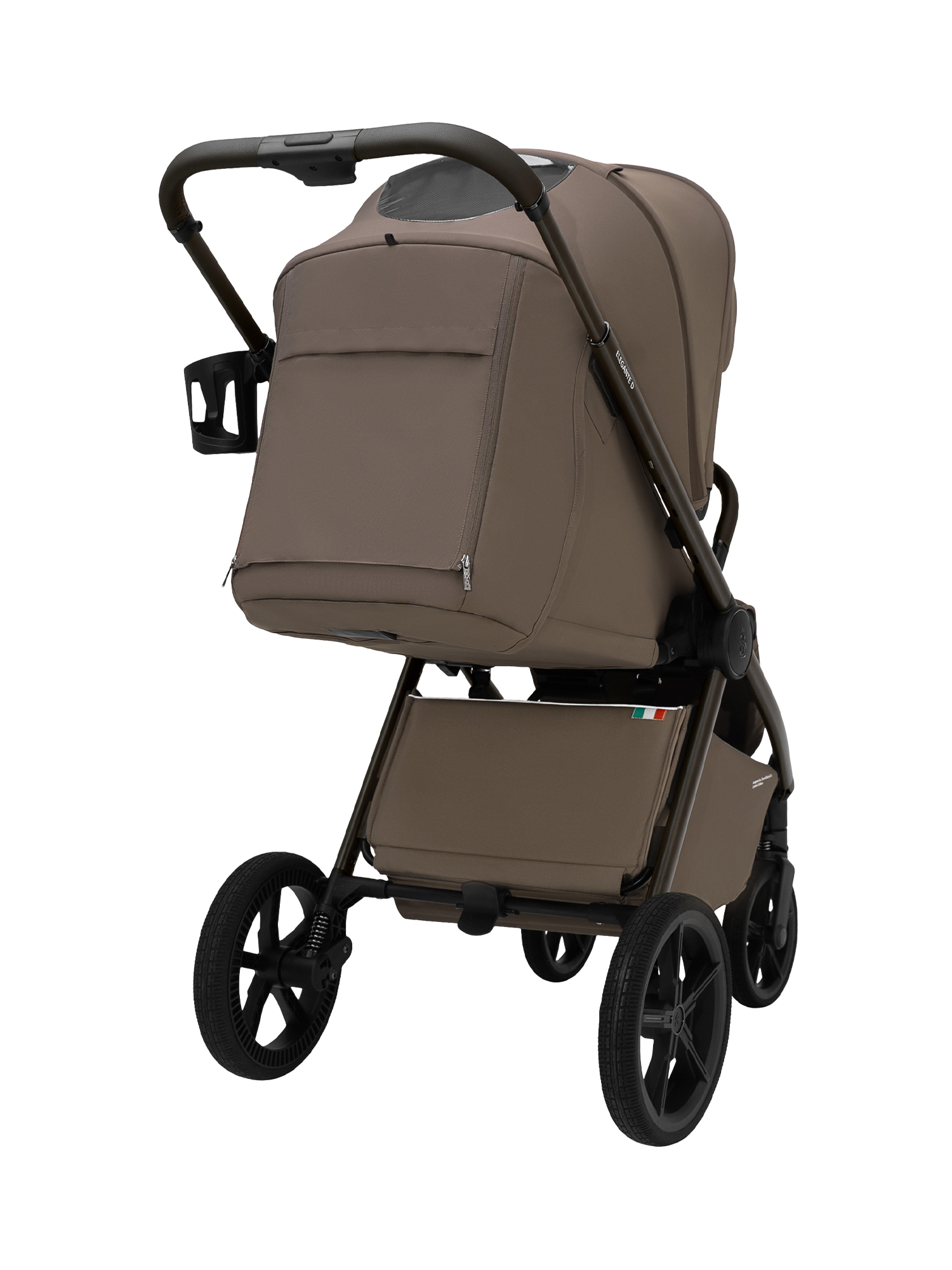 Коляска прогулочная Sweet Baby Elegante D Dark Beige бежевый - фото 22