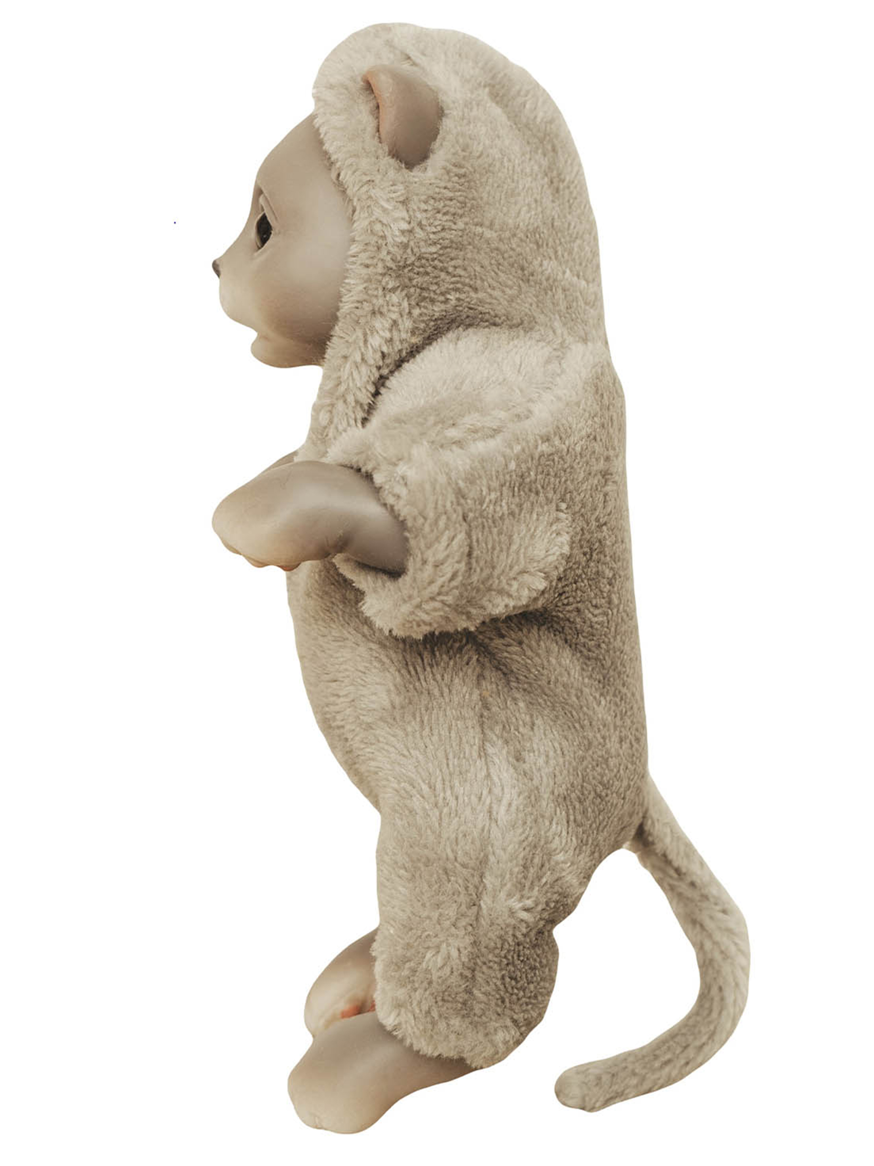 Кукла мини Magic Manufactory Magic Pets Кот реборн серый высота 19 см 4631175965861 - фото 7