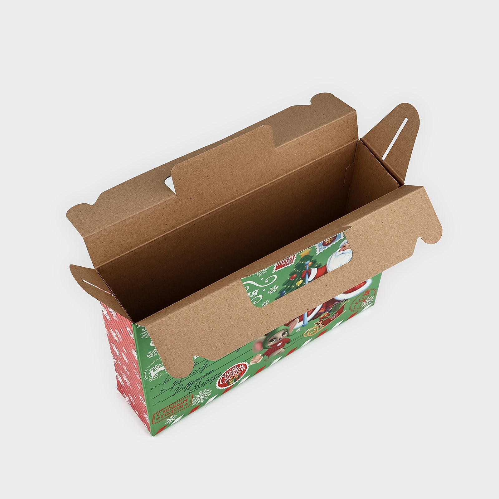 Коробка складная Дарите Счастье "Новогодняя почта", 33,7 х 25,7 х 7,9 см - фото 5