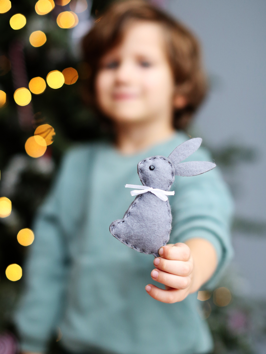 Набор для творчества HappyLine шитье Зимние зайчики - фото 6