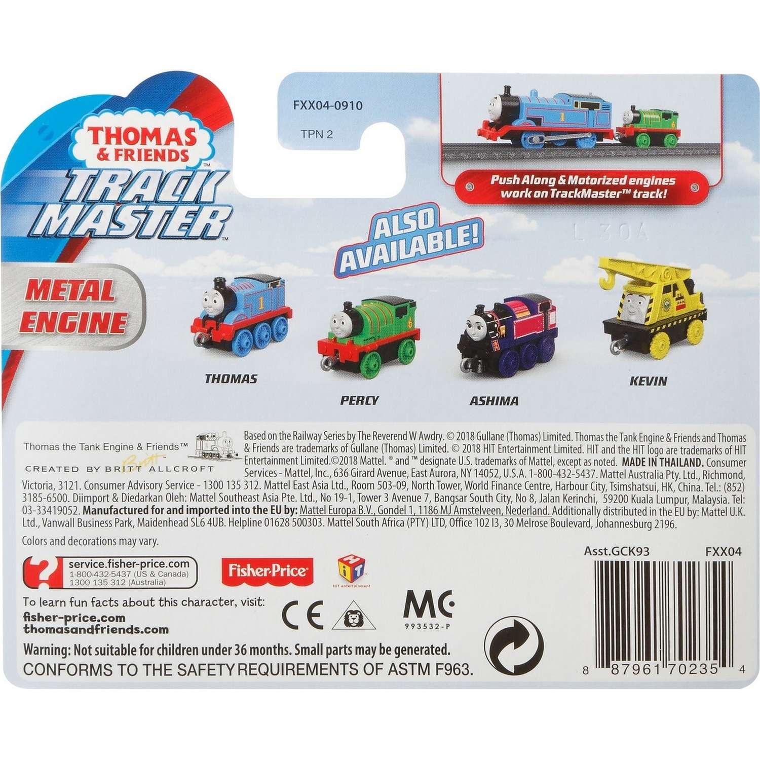 Развивающая железная дорога Thomas and Friends GCK93 - фото 3