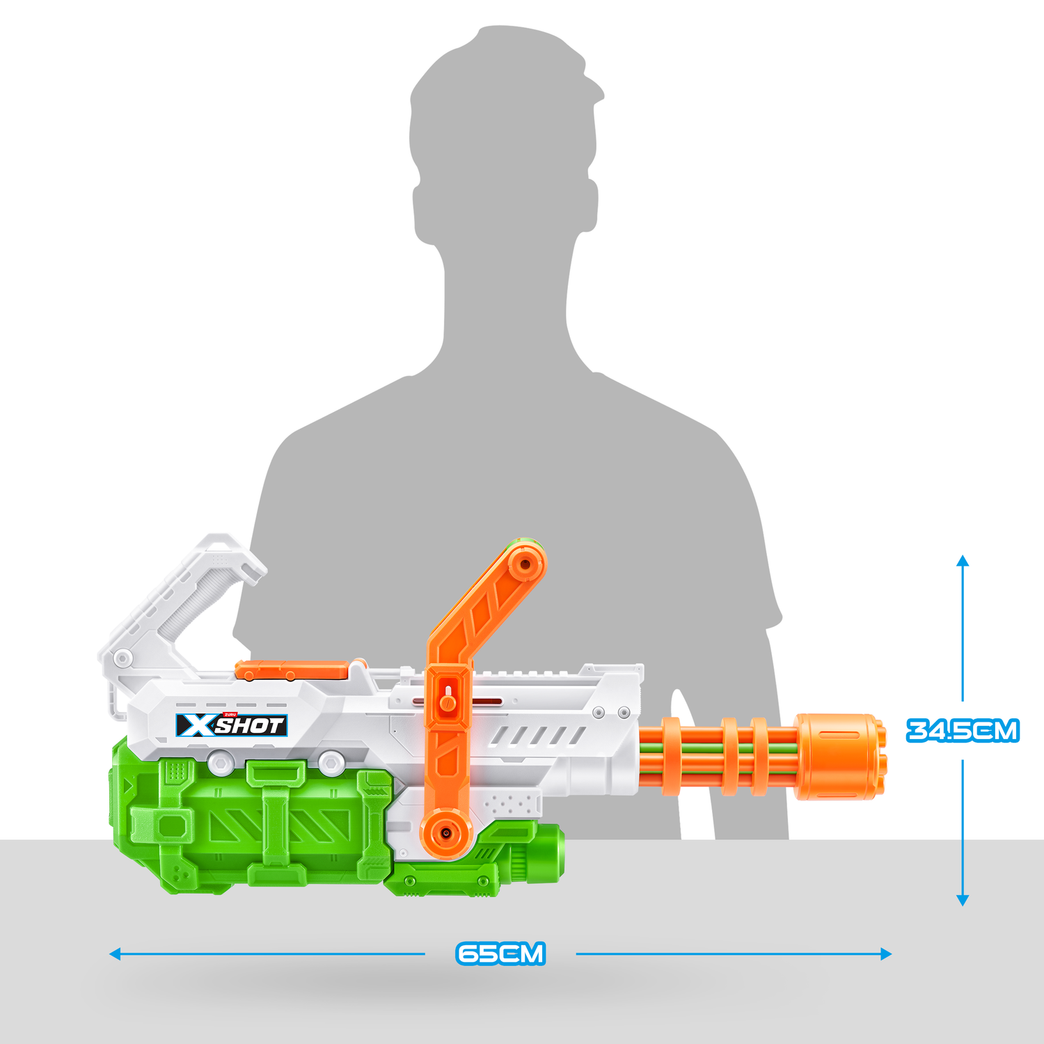 Бластер водный Zuru XSHOT  Fast Fill Hydro Cannon - фото 8