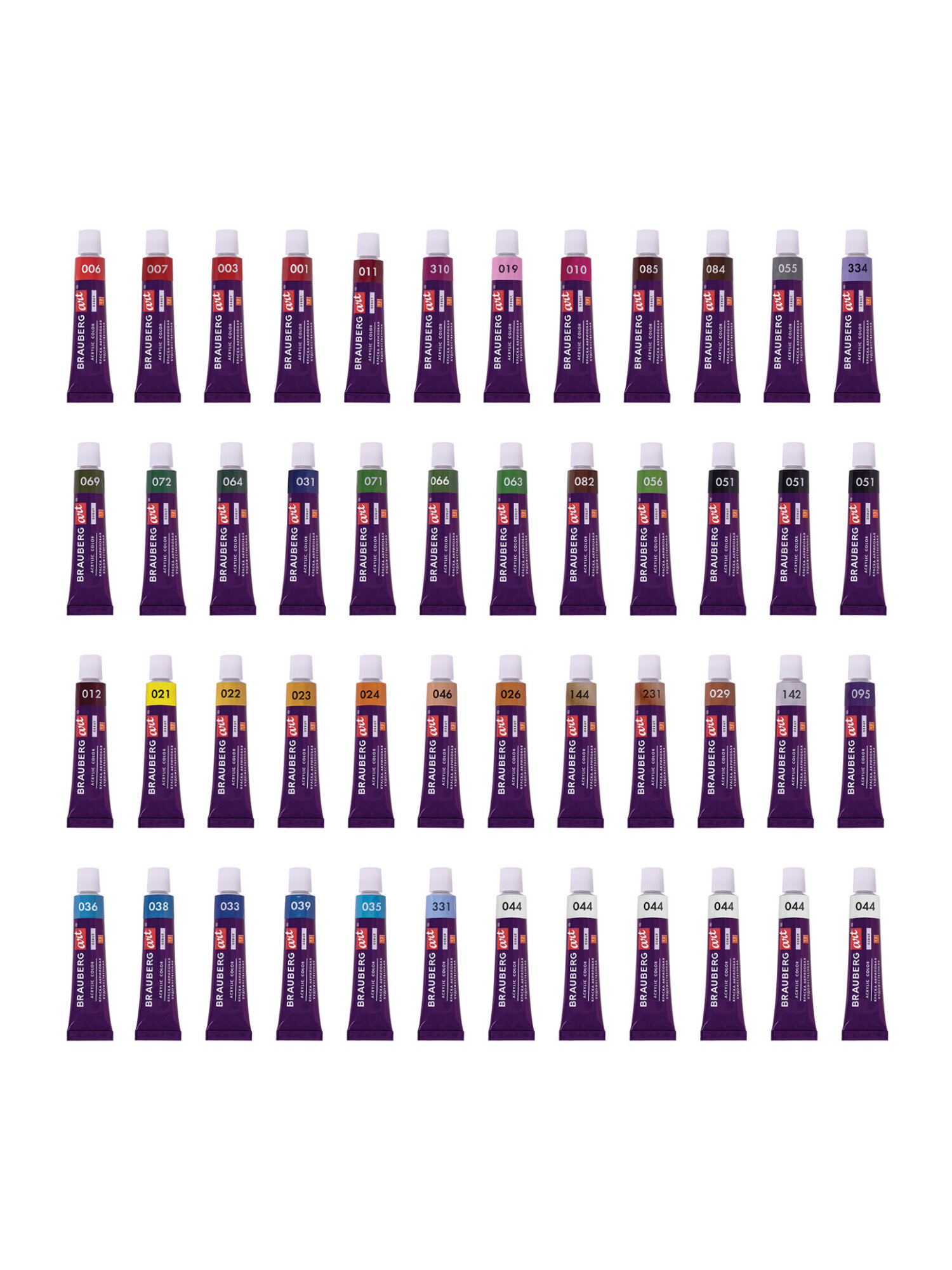 Краски акриловые Brauberg 48 цв. - фото 15