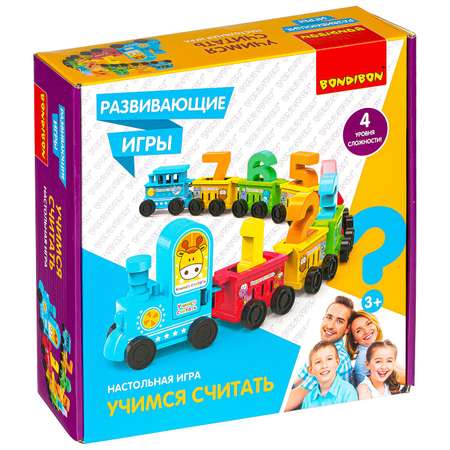 Настольная игра Bondibon для малышей Учимся считать