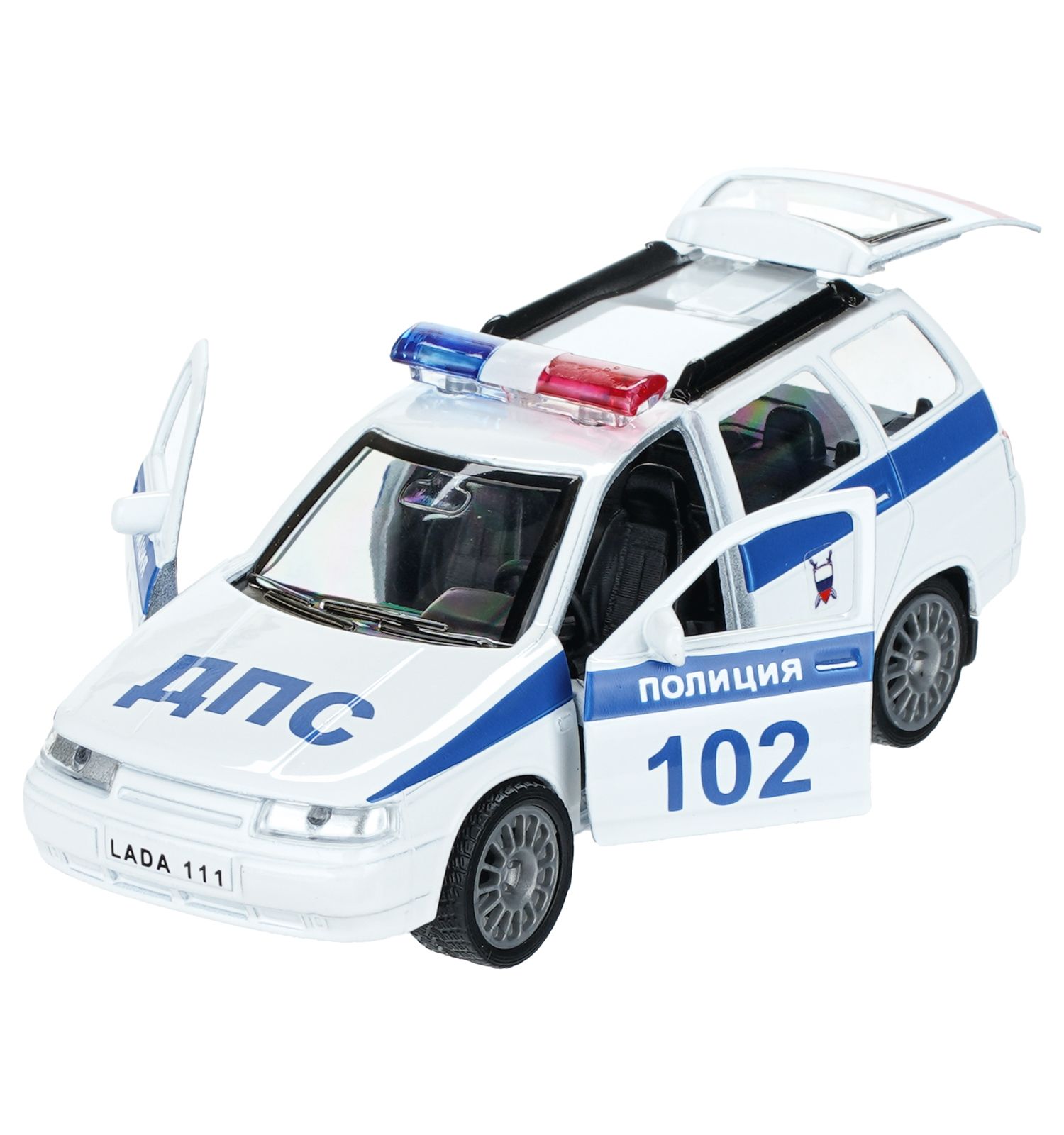 Полицейская машина Технопарк LADA 111 415938 - фото 5
