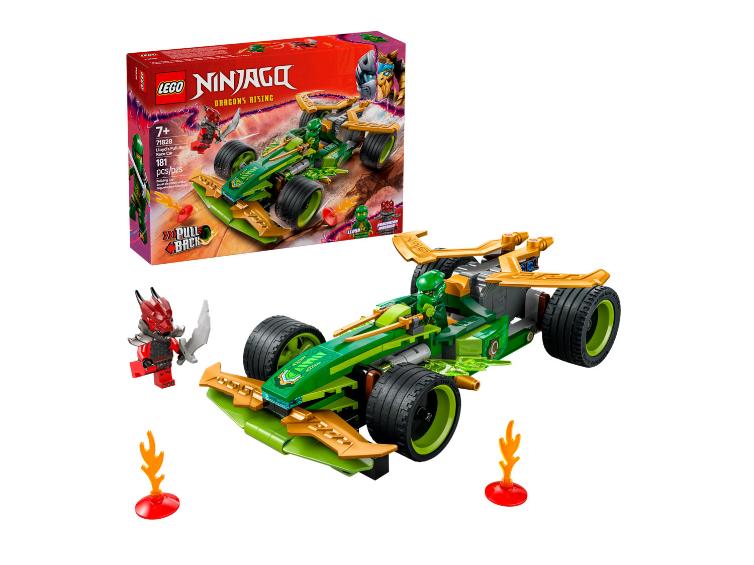 Конструктор LEGO NINJAGO Гоночный автомобиль 181 дет. - фото 1