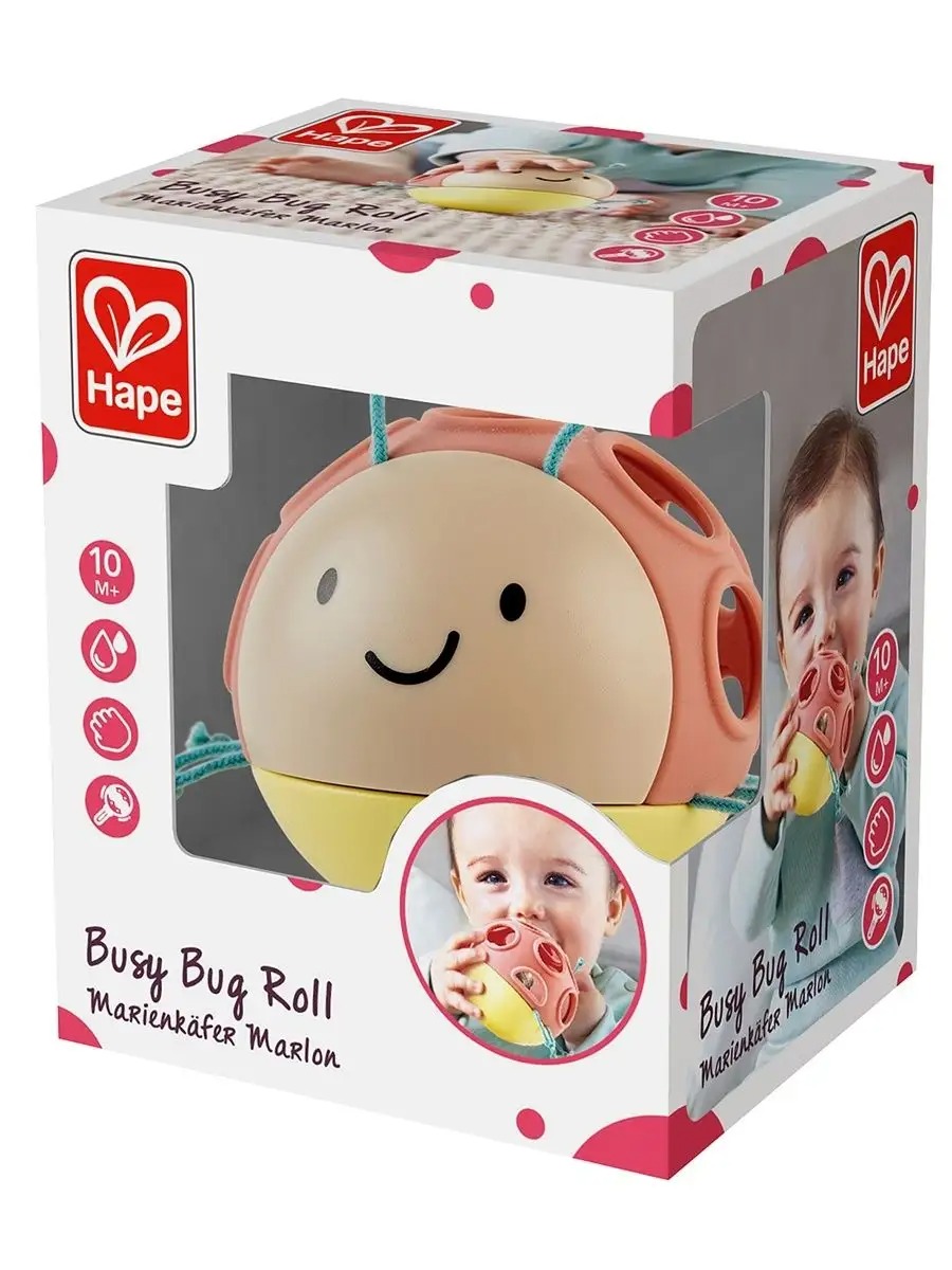 Игрушка Hape неваляшка Божья коровка - фото 7