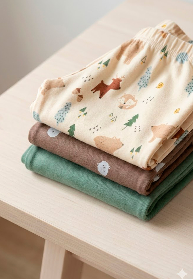 Ползунки 3 шт YOULALA 0553206001 - фото 2