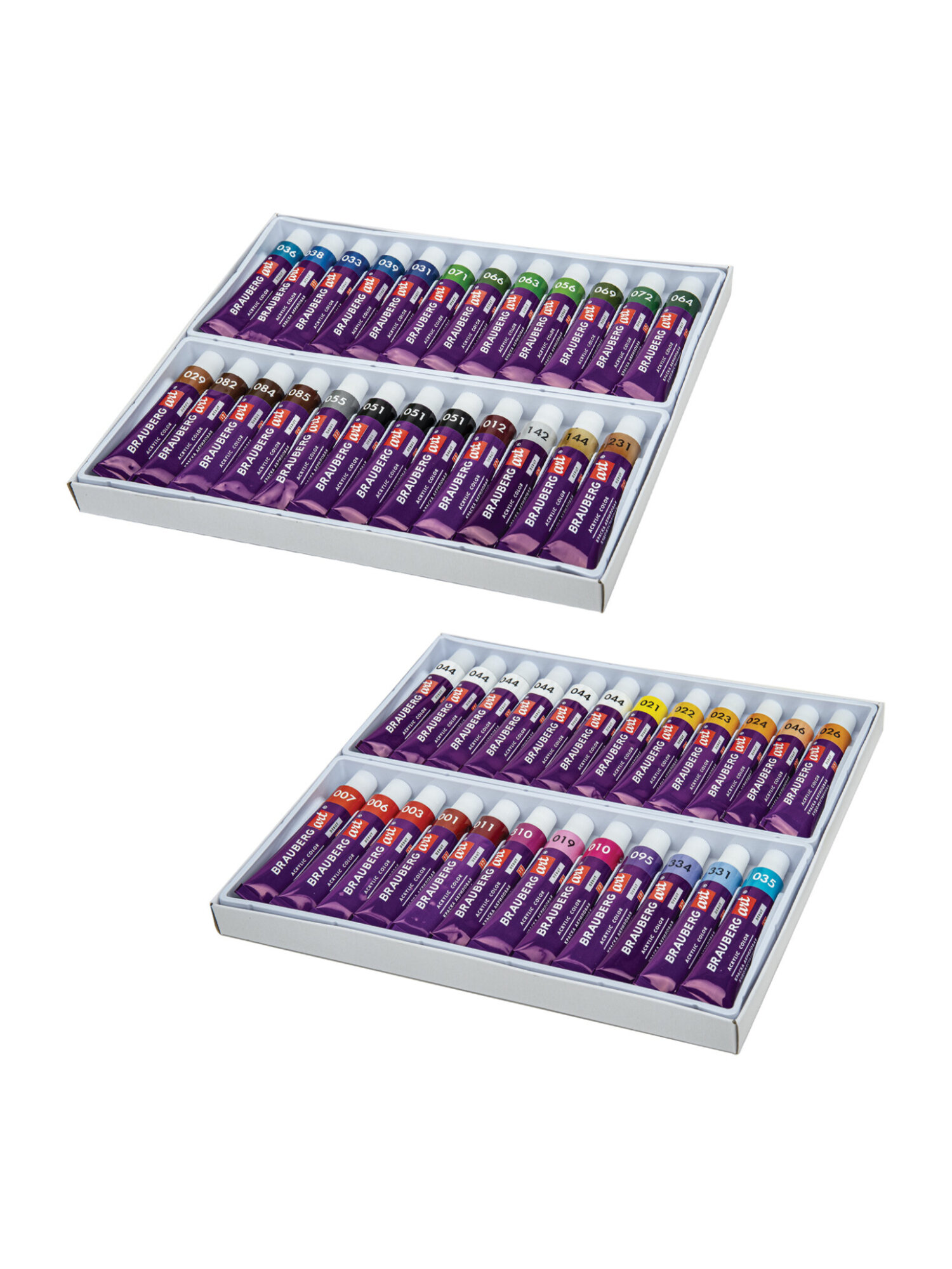 Краски акриловые Brauberg 48 цв. - фото 12