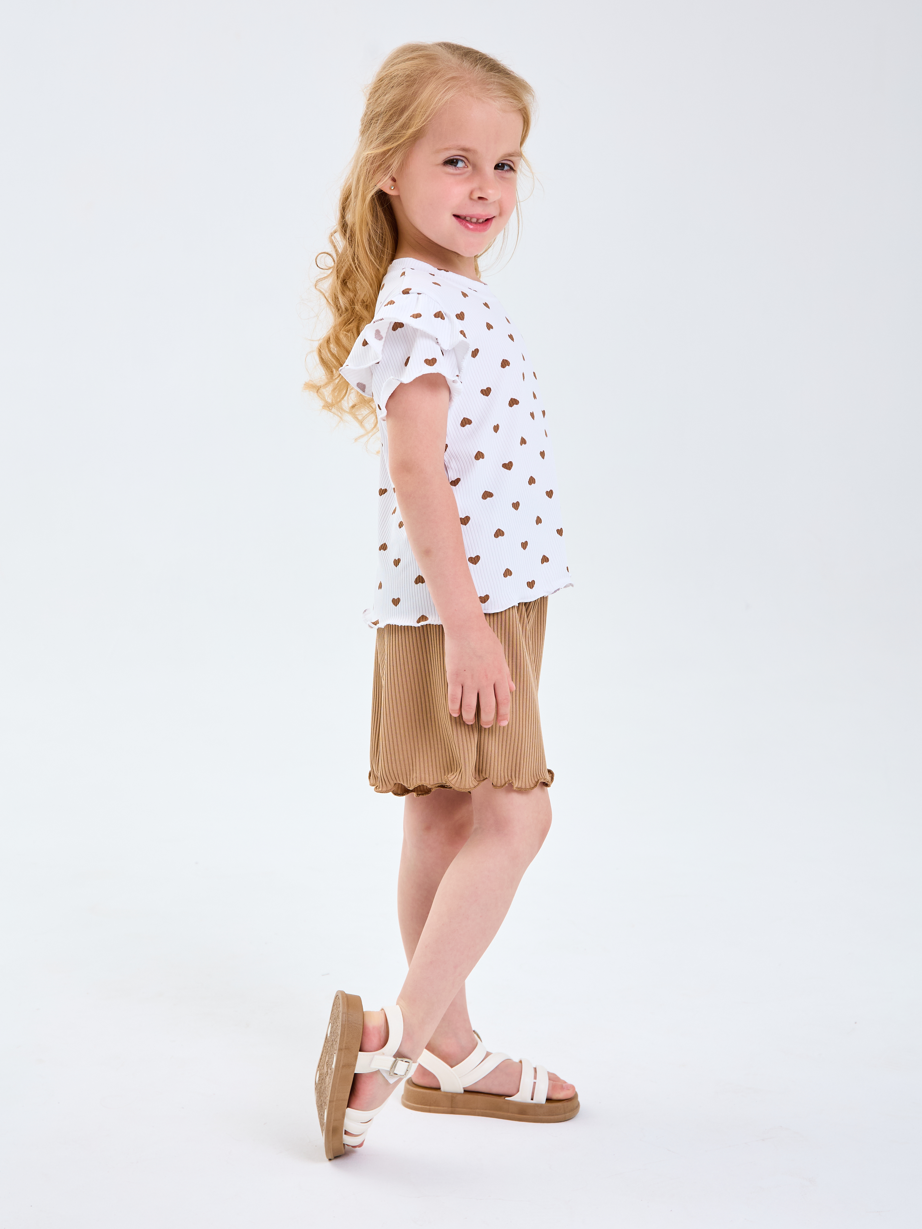 Футболка и шорты Mil Art kids 1902201549SUIT-SHORTS-LAPSHA-BRAUN - фото 4
