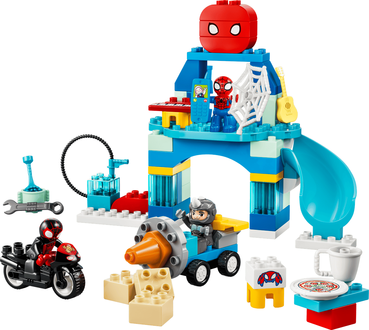 Конструктор LEGO DUPLO Паутинный штаб команды Спайди 65 дет. - фото 2