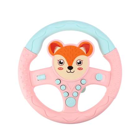 Игрушка Рыжий кот руль Лисенок