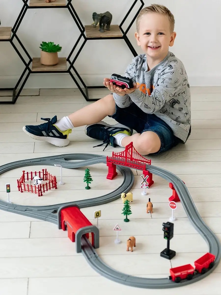 Набор железнодорожный Givito G211-021 - фото 1