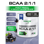 ВСАА SUPPTRUE Черная смородина 250 г.