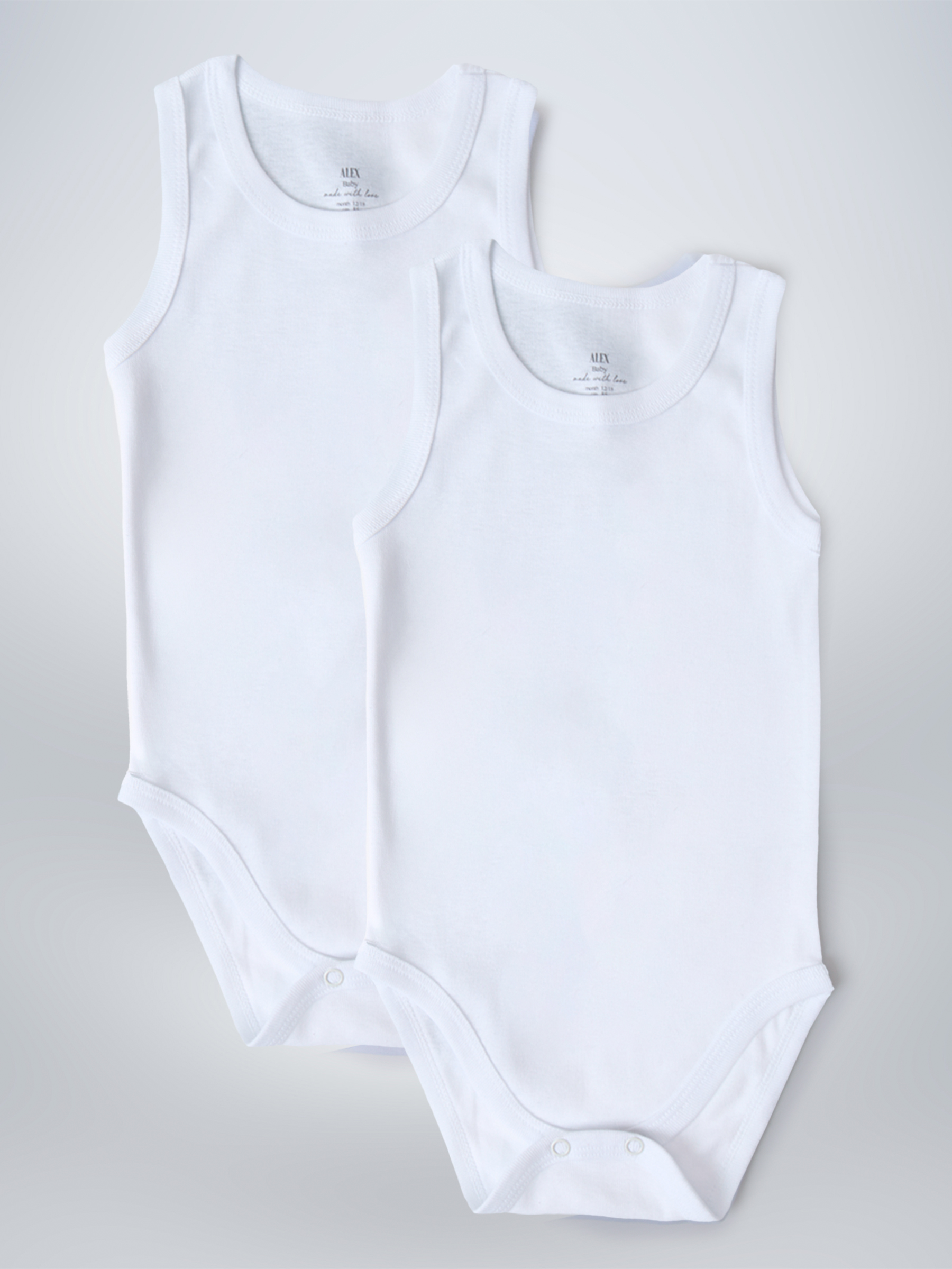 Изображение товара Боди для новорожденных 2 шт ALEX YVN из хлопка