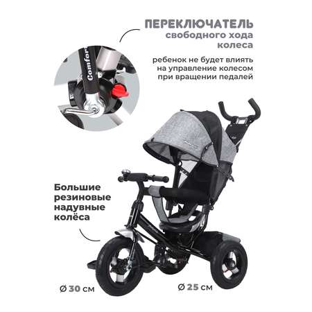 Трехколесный велосипед Moby kids 10 дюймов