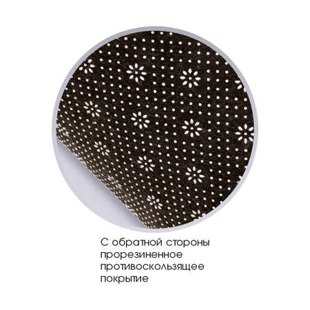Коврик комнатный LUCKY 50x80 см синий серый M111200
