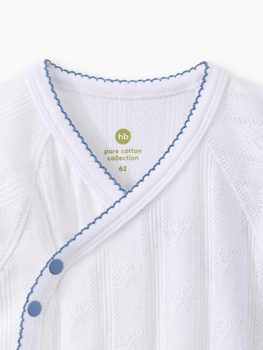 Боди 2 шт Happy Baby 90154-0_blue-flowers - фото 17